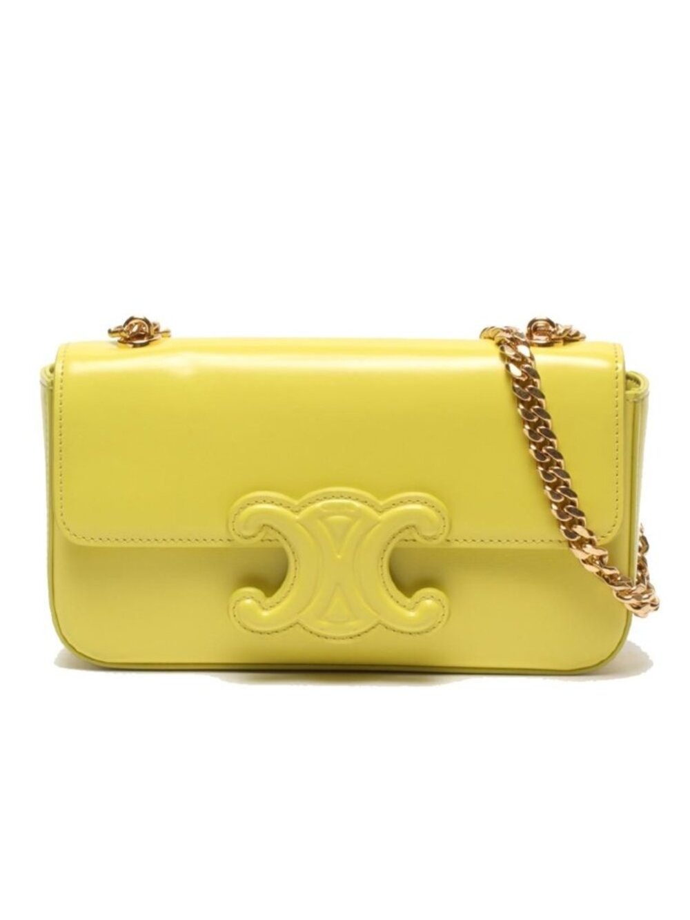 Celine Chain Shoulder Bag Triomphe